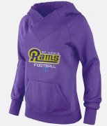 Wholesale Cheap Women's Los Angeles Rams Big & Tall Critical Victory Pullover Hoodie Purple