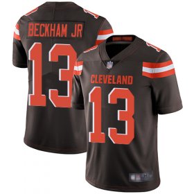 Wholesale Cheap Nike Browns #13 Odell Beckham Jr Brown Team Color Men\'s Stitched NFL Vapor Untouchable Limited Jersey