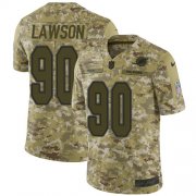 Wholesale Cheap Nike Dolphins #90 Shaq Lawson Camo Men's Stitched NFL Limited 2018 Salute To Service Jersey