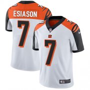 Wholesale Cheap Nike Bengals #7 Boomer Esiason White Men's Stitched NFL Vapor Untouchable Limited Jersey