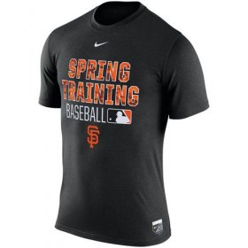 Wholesale Cheap San Francisco Giants Nike 2016 Authentic Collection Legend Team Issue Spring Training Performance T-Shirt Black