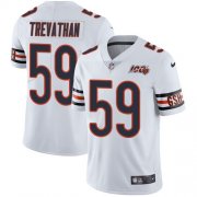 Wholesale Cheap Nike Bears #59 Danny Trevathan White Men's 100th Season Stitched NFL Vapor Untouchable Limited Jersey