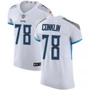 Wholesale Cheap Nike Titans #78 Jack Conklin White Men's Stitched NFL Vapor Untouchable Elite Jersey
