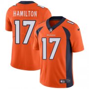 Wholesale Cheap Nike Broncos #17 DaeSean Hamilton Orange Team Color Men's Stitched NFL Vapor Untouchable Limited Jersey