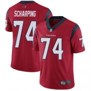 Wholesale Cheap Nike Texans #74 Max Scharping Red Alternate Men's Stitched NFL Vapor Untouchable Limited Jersey