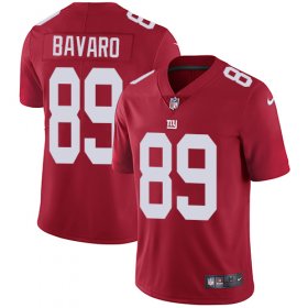 Wholesale Cheap Nike Giants #89 Mark Bavaro Red Alternate Men\'s Stitched NFL Vapor Untouchable Limited Jersey