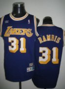 Wholesale Cheap Los Angeles Lakers #31 Kurt Rambis Purple Swingman Throwback Jersey