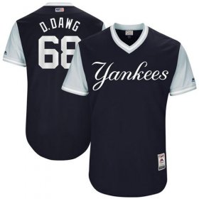 Wholesale Cheap Yankees #68 Dellin Betances Navy \"D. Dawg\" Players Weekend Authentic Stitched MLB Jersey