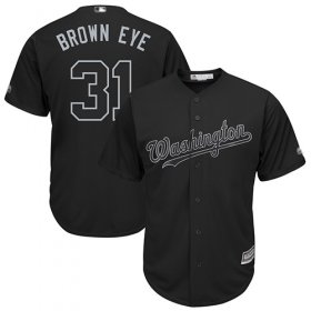 Wholesale Cheap Nationals #31 Max Scherzer Black \"Brown Eye\" Players Weekend Cool Base Stitched MLB Jersey