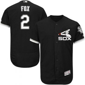 Wholesale Cheap White Sox #2 Nellie Fox Black Flexbase Authentic Collection Stitched MLB Jersey