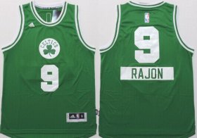 Wholesale Cheap Boston Celtics #9 Rajon Rondo Revolution 30 Swingman 2014 Christmas Day Green Jersey