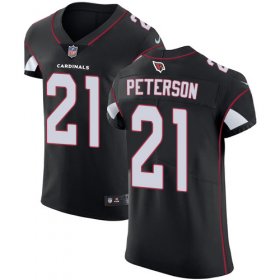 Wholesale Cheap Nike Cardinals #21 Patrick Peterson Black Alternate Men\'s Stitched NFL Vapor Untouchable Elite Jersey