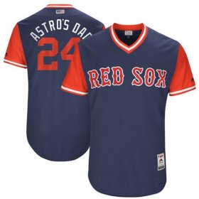 Wholesale Cheap Red Sox #24 David Price Navy \"Astro\'s Dad\" Players Weekend Authentic Stitched MLB Jersey