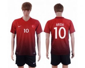 Wholesale Cheap Turkey #10 Arda Home Soccer Country Jersey