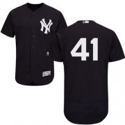 Wholesale Cheap Yankees #41 Miguel Andujar Navy Blue Flexbase Authentic Collection Stitched MLB Jersey