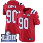 Wholesale Cheap Nike Patriots #90 Malcom Brown Red Alternate Super Bowl LIII Bound Youth Stitched NFL Vapor Untouchable Limited Jersey