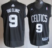 Wholesale Cheap Boston Celtics #9 The Clinic Black Fashion Jersey