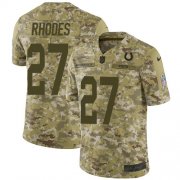 Wholesale Cheap Nike Colts #27 Xavier Rhodes Camo Youth Stitched NFL Limited 2018 Salute To Service Jersey