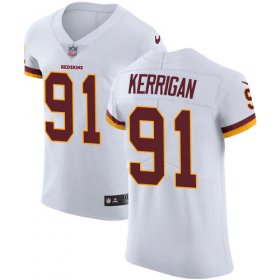 Wholesale Cheap Nike Redskins #91 Ryan Kerrigan White Men\'s Stitched NFL Vapor Untouchable Elite Jersey