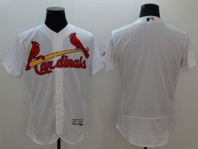 Wholesale Cheap Cardinals Blank White Flexbase Authentic Collection Stitched MLB Jersey