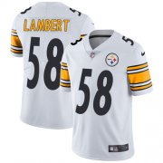 Wholesale Cheap Nike Steelers #58 Jack Lambert White Men's Stitched NFL Vapor Untouchable Limited Jersey