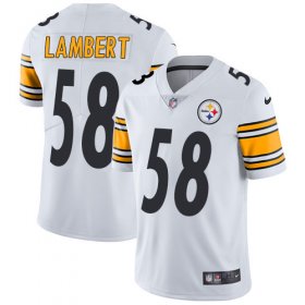 Wholesale Cheap Nike Steelers #58 Jack Lambert White Men\'s Stitched NFL Vapor Untouchable Limited Jersey