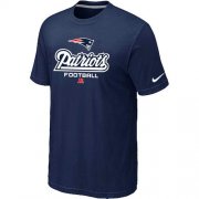 Wholesale Cheap Nike New England Patriots Critical Victory NFL T-Shirt Midnight Blue