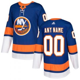 Wholesale Cheap Men\'s Adidas Islanders Personalized Authentic Royal Blue Home NHL Jersey