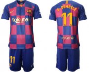 Wholesale Cheap Barcelona #11 O.Dembele 20th Anniversary Edition Home Soccer Club Jersey