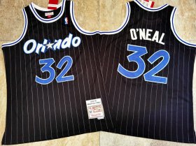 Wholesale Cheap Orlando Magic #32 Shaquille O\'neal 1994-95 Black Hardwood Classics Soul AU Throwback Jersey