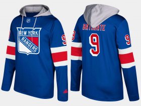 Wholesale Cheap Rangers #9 Andy Bathgate Blue Name And Number Hoodie