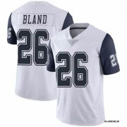 Cheap Men's Nike Dallas Cowboys #26 DaRon Bland White Stitched NFL Limited Rush Jersey