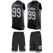 Wholesale Cheap Nike Raiders #99 Clelin Ferrell Black Team Color Men's Stitched NFL Limited Tank Top Suit Jersey