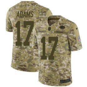 Wholesale Cheap Nike Packers #17 Davante Adams Camo Men\'s Stitched NFL Limited 2018 Salute To Service Jersey