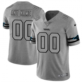 Wholesale Cheap Carolina Panthers Custom Men\'s Nike Gray Gridiron II Vapor Untouchable Limited NFL Jersey