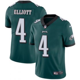 Wholesale Cheap Nike Eagles #4 Jake Elliott Midnight Green Team Color Youth Stitched NFL Vapor Untouchable Limited Jersey