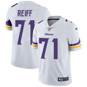 Wholesale Cheap Nike Vikings #71 Riley Reiff White Men\'s Stitched NFL Vapor Untouchable Limited Jersey