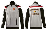 Wholesale Cheap NFL Cleveland Browns Heart Jacket Grey