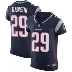 Wholesale Cheap Nike Patriots #29 Duke Dawson Navy Blue Team Color Men\'s Stitched NFL Vapor Untouchable Elite Jersey
