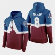 Wholesale Cheap Adidas Colorado Avalanche #8 Cale Makar Men's Burgundy 2020 Stadium Series Hoodie
