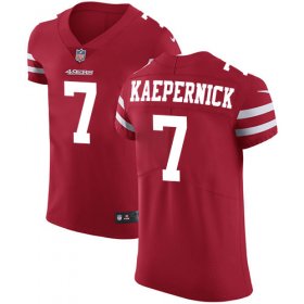 Wholesale Cheap Nike 49ers #7 Colin Kaepernick Red Team Color Men\'s Stitched NFL Vapor Untouchable Elite Jersey