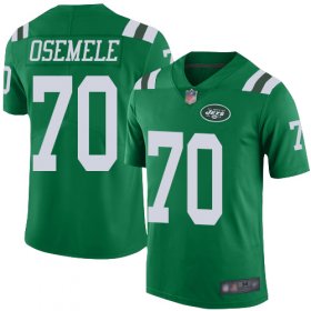 Wholesale Cheap Nike Jets #70 Kelechi Osemele Green Men\'s Stitched NFL Elite Rush Jersey
