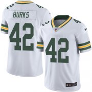 Wholesale Cheap Nike Packers #42 Oren Burks White Men's Stitched NFL Vapor Untouchable Limited Jersey