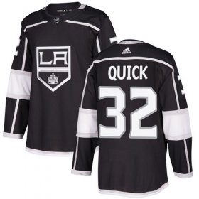 Wholesale Cheap Adidas Kings #32 Jonathan Quick Black Home Authentic Stitched Youth NHL Jersey