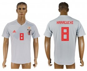 Wholesale Cheap Japan #8 Haraguchi Away Soccer Country Jersey