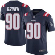 Wholesale Cheap Nike Patriots #90 Malcom Brown Navy Blue Youth Stitched NFL Limited Rush Jersey