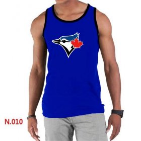 Wholesale Cheap Men\'s Nike Toronto Blue Jays Sideline Legend Authentic Logo Tank Top Blue