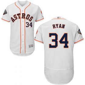 Wholesale Cheap Astros #34 Nolan Ryan White Flexbase Authentic Collection 2019 World Series Bound Stitched MLB Jersey