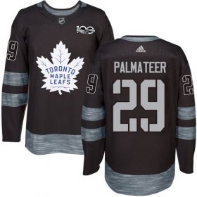 Wholesale Cheap Adidas Maple Leafs #29 Mike Palmateer Black 1917-2017 100th Anniversary Stitched NHL Jersey