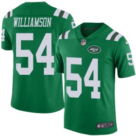 Wholesale Cheap Nike Jets #54 Avery Williamson Green Men\'s Stitched NFL Limited Rush Jersey
